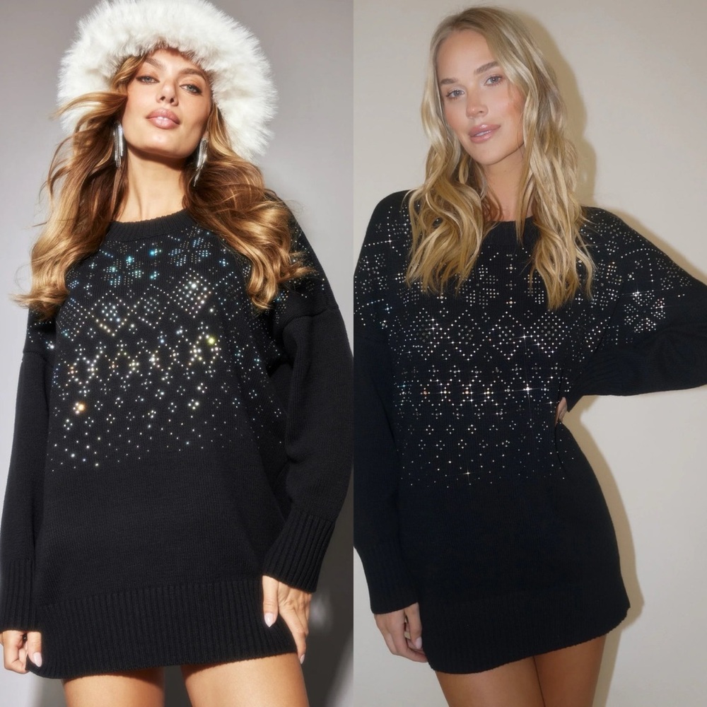 Beach Riot Vivienne Dress Blizzard Fairisle NEW